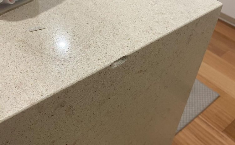  Stone Bench Top Chip Repair @ Gold Coast